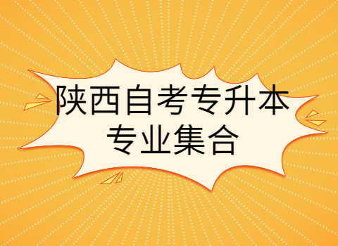 陜西自考專升本專業(yè)
