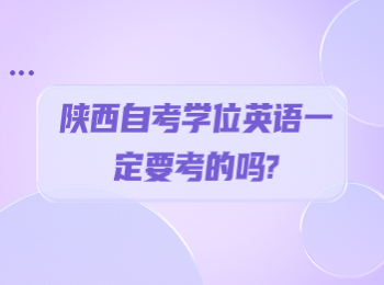 陜西自考學位英語