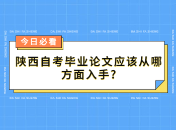 陜西自考畢業(yè)論文 陜西自考